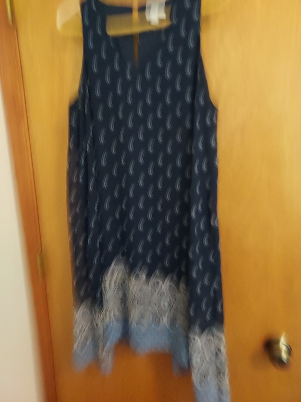 Cato size Large - sleeveless flared fully lined Dress Lightweight wmn